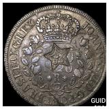 1820R Brazil SIlver 960 Reis W/ Fantasy Ceara