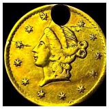 1852 California Gold Half Dollar Token HIGH GRADE