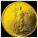 1908 No Motto Saint-Gaudens $20 Gold Double Eagle