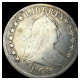 1806 Draped Bust Half Dollar LIGHTLY CIRCULATED