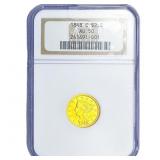 1848 $2.50 Gold Quarter Eagle NGC AU50