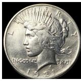 1921 Silver Peace Dollar CLOSELY UNCIRCULATED