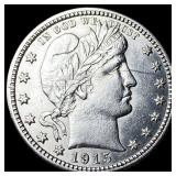 1915-D Silver Barber Quarter HIGH GRADE