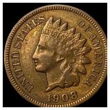 1908-S Indian Head Cent NEARLY UNCIRCULATED