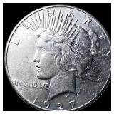 1927 Silver Peace Dollar CLOSELY UNCIRCULATED