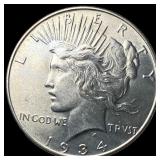1934 Peace Silver Dollar UNCIRCULATED