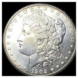 1902-S Silver Morgan Dollar CHOICE AU