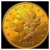 1903 Liberty Head $20 Double Eagle UNCIRCULATED