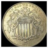 1867 Shield Nickel UNCIRCULATED