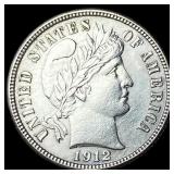 1912-D Silver Barber Dime CLOSELY UNCIRCULATED
