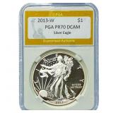 2013-W Silver Eagle PGA PR70 DCAM