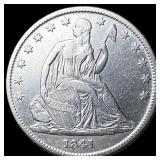 1841-O Silver Half Dollar CLOSELY UNCIRCULATED