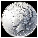 1927 Silver Peace Dollar CLOSELY UNCIRCULATED