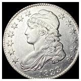 1833 Capped Bust Half Dollar CLOSELY UNCIRCULATED