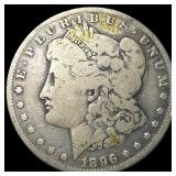 1896-S Silver Morgan Dollar LIGHTLY CIRCULATED