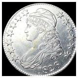 1826 Capped Bust Half Dollar CLOSELY UNCIRCULATED