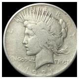 1921 Silver Peace Dollar LIGHTLY CIRCULATED