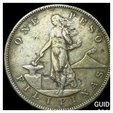 1906 U.S. Philippine Silver 1 Peso