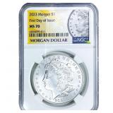 2023 Morgan Silver Dollar NGC MS70