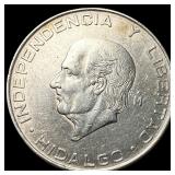 1957 Mexico Silver 5 Pesos