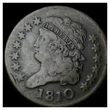 1810 Classic Head Half Cent NEARLY UNCIRCULATED