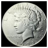 1928 Peace Silver Dollar CLOSELY UNCIRCULATED
