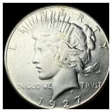 1927 Peace Silver Dollar CLOSELY UNCIRCULATED