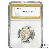 1937 Buffalo Nickel PGA MS67