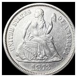1873 Seated Liberty Dime CLOSELY UNCIRCULATED