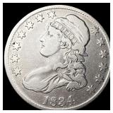 1834 Capped Bust Half Dollar LIGHTLY CIRCULATED