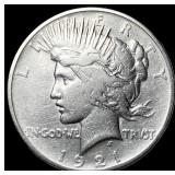 1921 Silver Peace Dollar LIGHTLY CIRCULATED