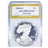 2006-W Silver Eagle PGA PR69 DCAM