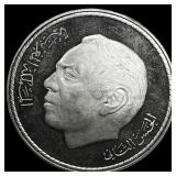 1975 Morocco 1.0409oz Silver 50 Dirhams
