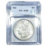 1902 Morgan Silver Dollar ICG AU58