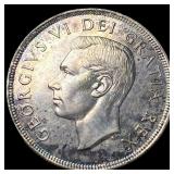 1949 Canada Silver Dollar UNCIRCULATED