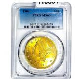1904 $20 Gold Double Eagle PCGS MS63