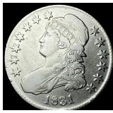 1831 Capped Bust Half Dollar CLOSELY UNCIRCULATED