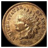 1871 Indian Head Cent NEARLY UNCIRCULATED