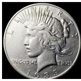 1935-S Silver Peace Dollar CLOSELY UNCIRCULATED