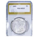 1903 Morgan Silver Dollar PGA MS63