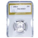 1946-S Washington Silver Quarter PGA MS62+