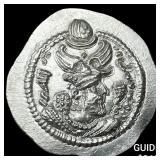 Sasanian  Peroz(Firoz)I 457/9-484 Silver Drachm