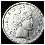 1912-S Silver Barber Dime UNCIRCULATED