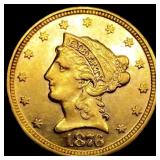 1876 $2.50 Gold Quarter Eagle
