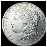 1890 Morgan Silver Dollar CLOSELY UNCIRCULATED