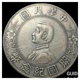 1912-1949 China Silver Dollar "Memento"