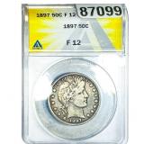 1897 Barber Half Dollar ANACS F12