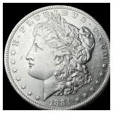 1884-S Silver Morgan Dollar CLOSELY UNCIRCULATED