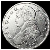 1831 Capped Bust Half Dollar CLOSELY UNCIRCULATED