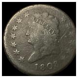 1808 Classic Head Large Cent NICELY CIRCULATED